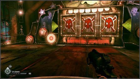 Pierwszym takim miejscem jest pomieszczenie z jednorękim bandytą - Arena Mutant Bash TV | Zarabianie pieniędzy w Rage 1 - Rage - poradnik do gry