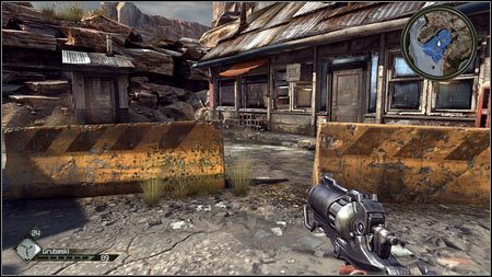 Na lewo od frontowych drzwi domu Hagara stoi beczka - Pustkowia (1) | Karty kolekcjonerskie w Rage 1 - Rage - poradnik do gry