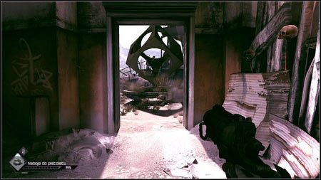 Na lewo od ostatniej karty, będzie stała dziwna rzeźba - Pustkowia (1) | Karty kolekcjonerskie w Rage 1 - Rage - poradnik do gry