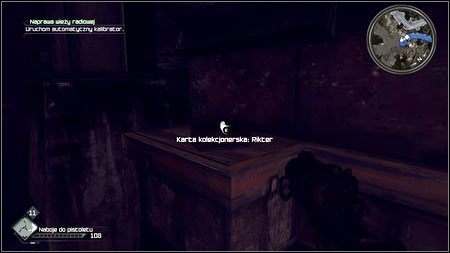 W ciemnościach na lewo od niej ukryto kartę Rikter - Pustkowia (1) | Karty kolekcjonerskie w Rage 1 - Rage - poradnik do gry