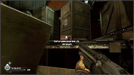 W prawym rogu większej sali znajdziesz kartę - Pustkowia (2) | Karty kolekcjonerskie w Rage 1 - Rage - poradnik do gry