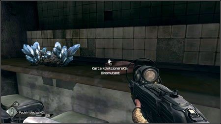 Po drugiej stronie znajdziesz kryształy feltrytu oraz kartę - Wschodnie Pustkowia | Karty kolekcjonerskie w Rage 1 - Rage - poradnik do gry