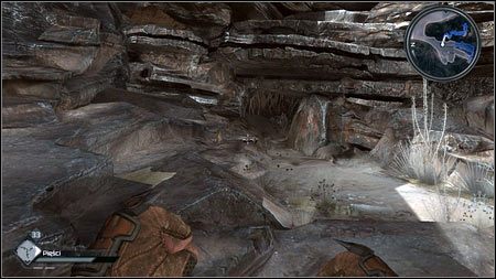 Aby zdobyć tę kartę, udaj się jaskini na prawo od wejścia do Podziemnego Miasta - Wschodnie Pustkowia | Karty kolekcjonerskie w Rage 1 - Rage - poradnik do gry