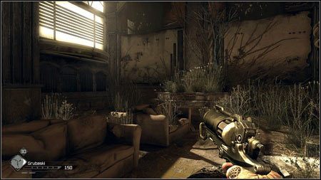 Zjedź wtedy windą na dół, przejdź kawałek prosto, a następnie udaj się maksymalnie w prawo - Wschodnie Pustkowia | Karty kolekcjonerskie w Rage 1 - Rage - poradnik do gry