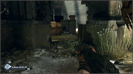 Po tym jak opuścisz pomieszczenie z plutonowym feltrytem w Skarbcu Gadżeciarzy, zostaniesz kilkukrotnie zaatakowany przez oddziały bandytów - Wschodnie Pustkowia | Karty kolekcjonerskie w Rage 1 - Rage - poradnik do gry