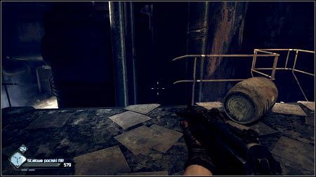 Obok drabiny prowadzącej na szczyt drugiego zbiornika znajduje się wyrwa w barierce, przez którą możesz zejść na niższy poziom - id Software | Sekretne pokoje w Rage 1 - Rage - poradnik do gry