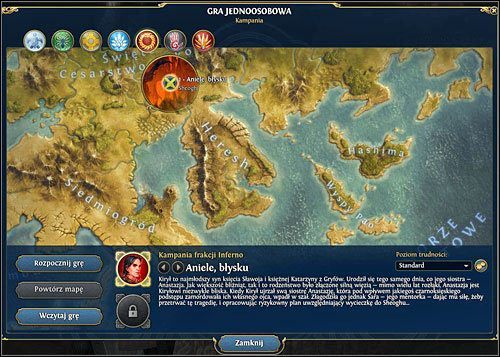 Kirył jeszcze nigdy nie był tak zagubiony. - 1 misja - Aniele, błysku | Kampania Inferno w Might & Magic Heroes VI - Might & Magic: Heroes VI - poradnik do gry