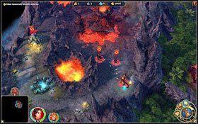 Obok naszego miasta znajdziemy oddział czartów. - 3 misja - W gąszczach mroku | Kampania Inferno w Might & Magic Heroes VI - Might & Magic: Heroes VI - poradnik do gry