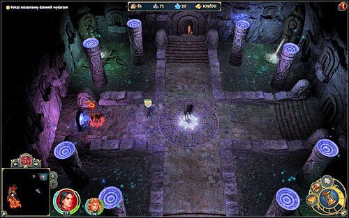 Niewidzialna biblioteka wygląda dużo skromniej, niż można by się spodziewać. - 4 misja - Małżeństwo nieba i piekła | Kampania Inferno w Might & Magic Heroes VI - Might & Magic: Heroes VI - poradnik do gry