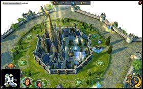 Obok fortów znajdziemy w pełni rozbudowane miasta. - Ścieżka łez - Łzy, jakimi aniołowie płaczą | Epilog w Might & Magic Heroes VI - Might & Magic: Heroes VI - poradnik do gry