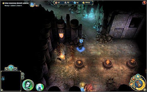 Fort i pobliskie skrzyżowanie to najważniejsze punkty mapy. - Ścieżka krwi - Ciemno od nadmiaru światłości | Epilog w Might & Magic Heroes VI - Might & Magic: Heroes VI - poradnik do gry