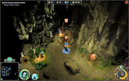 Oto i szukany przez nas przyczółek. - Ścieżka krwi - Ciemno od nadmiaru światłości | Epilog w Might & Magic Heroes VI - Might & Magic: Heroes VI - poradnik do gry