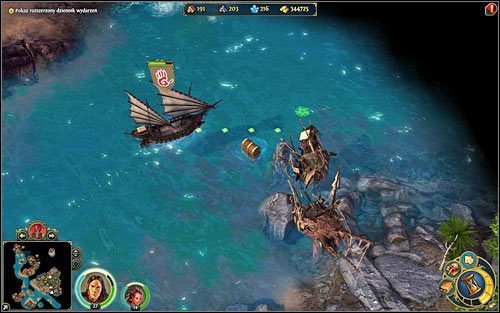 Oto i wrak statku. - 4 misja - Robactwo i demony | Kampania Twierdzy w Might & Magic Heroes VI - Might & Magic: Heroes VI - poradnik do gry