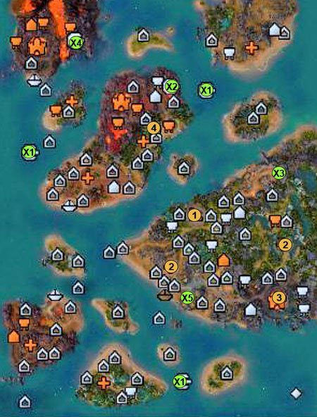 1 - lokacja startowa (Ostatnia łza, Nieskończony głód) - 4 misja - mapy | Kampania Twierdzy w Might & Magic Heroes VI - Might & Magic: Heroes VI - poradnik do gry