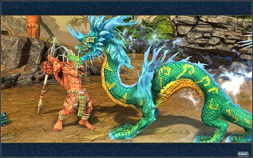 Nasi szamani mogą mierzyć się nawet z bardzo potężnymi przeciwnikami. - Bitwa w polu | Taktyka pola bitwy | Twierdza w Might & Magic Heroes VI - Might & Magic: Heroes VI - poradnik do gry