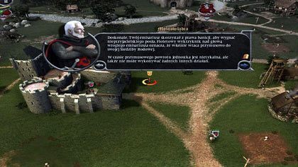 W chwilę po przejęciu zamku, emisariusz Lannisterów zbliża się do jego bram - Zawieranie sojuszy | Samouczek | Gra o tron Początek - Gra o tron: Początek - poradnik do gry