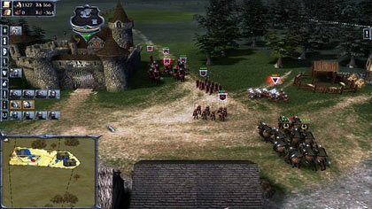 Znów mamy wybór pomiędzy dodatkowymi oddziałami jeźdźców lub łuczników - wybieramy jeźdźców, gdyż w sytuacji kryzysowej są w stanie szybko przemieścić się pod kuźnie i odwrotnie - III. Kontratak | Rozdział 2- Wojna Zdobywcy | Gra o tron Początek - Gra o tron: Początek - poradnik do gry