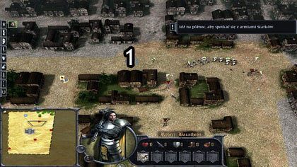 Gdy tylko wejdziemy w niebieską poświatę, pozyskamy do naszej dyspozycji oddziały Starka - II. Bitwa o dzwony | Rozdział 6- Wojna Uzurpatora | Gra o tron Początek - Gra o tron: Początek - poradnik do gry