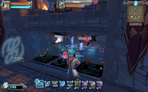 Przed czwartym atakiem skieruj się do drugiej bramy [B2] i postaw na schodach dwóch paladynów - Etap 19 - Odrodzenie | Opis przejścia Orcs Must Die! - Orcs Must Die! - poradnik do gry