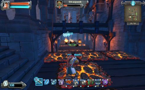 Od tej pory możesz powoli ustawiać łuczników na południowym podeście oraz w pobliżu szczeliny [X2] - Etap 22 - Ciasnota | Opis przejścia Orcs Must Die! - Orcs Must Die! - poradnik do gry