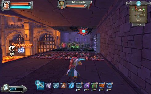 Od razu po rozpoczęciu etapu pobiegnij wzdłuż korytarza z prawej - Etap 11 - Komnata chaosu | Opis przejścia Orcs Must Die! - Orcs Must Die! - poradnik do gry