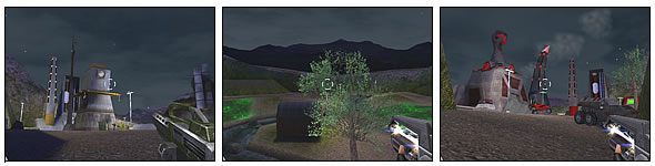 Poza główną trasą przeznaczoną dla pojazdów mamy oczywiście szereg tuneli łączących obie bazy - MP: Mapy #2 | Command & Conquer Renegade - Command & Conquer: Renegade - poradnik do gry