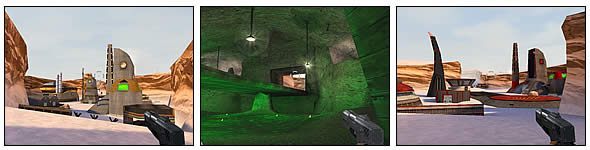 Ale wszystko zostało trochę utrudnione - jeden z przesmyków jest przyblokowany i można przejść tamtędy tylko na piechotę - MP: Mapy #2 | Command & Conquer Renegade - Command & Conquer: Renegade - poradnik do gry