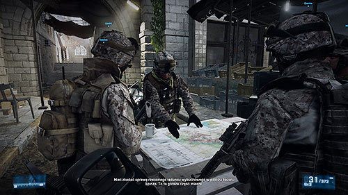 Pora rozpocząć retrospekcję z wydarzeń które doprowadziły do sceny w pociągu - Misja 2- Operacja Łamacz Mieczy | Kampania | Battlefield 3 - Battlefield 3 - poradnik do gry
