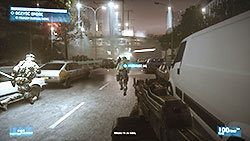 Po przedostaniu się przez budynek wsiądź do pojazdu opancerzonego - Misja 5- Operacja Gilotyna | Kampania | Battlefield 3 - Battlefield 3 - poradnik do gry