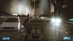 Na estakadzie skorzystaj z elementu zaskoczenia i zajmij się wrogami ostrzeliwującymi ulicę - Misja 5- Operacja Gilotyna | Kampania | Battlefield 3 - Battlefield 3 - poradnik do gry