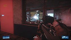 Dotrzesz w końcu do pokoju w którym w poprzedniej misji zginął Miller (czołgista) - Misja 9- Nocna Zmiana | Kampania | Battlefield 3 - Battlefield 3 - poradnik do gry