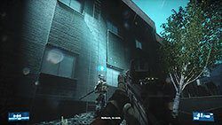 Po wyjściu z budynku spotkasz się z resztą swojego oddziału - Misja 9- Nocna Zmiana | Kampania | Battlefield 3 - Battlefield 3 - poradnik do gry