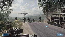 Aby uniknąć szybkiej śmierci chowaj się za kamieniami i przewróconymi pniami drzew - Misja 10- Miedzy młotem a kowadłem | Kampania | Battlefield 3 - Battlefield 3 - poradnik do gry