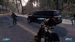 Zaraz po wylądowaniu będziesz musiał oczyścić polankę wokół skrzyni - Misja 11- Kafarow | Kampania | Battlefield 3 - Battlefield 3 - poradnik do gry