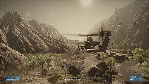 Kiedy teren będzie już oczyszczony z wrogich sił, wasze oddziały wraz a VIPem udadzą się na lądowisko, z których zabiorą ich dwa śmigłowce, a misja zakończy się sukcesem - Misja 2- Ogień z Nieba | Kooperacja | Battlefield 3 - Battlefield 3 - poradnik do gry