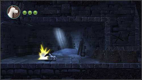 Kiedy dojdziesz do zablokowanego korytarza zostaniesz zaatakowany przez szczury - Rozdział 5 - Park - Opis przejścia - Przygody Tintina: Gra Komputerowa - poradnik do gry