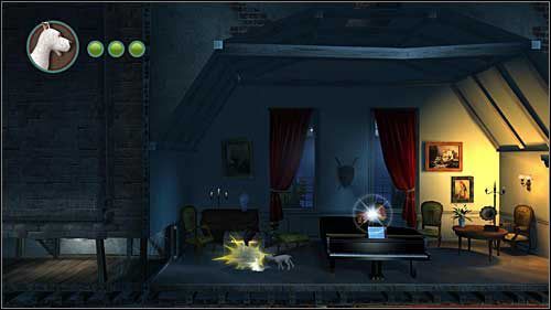 Milusiem zabierz klucz z fortepianu załatwiając przy okazji trochę szczurów - Rozdział 7 - Na salonach - Opis przejścia - Przygody Tintina: Gra Komputerowa - poradnik do gry