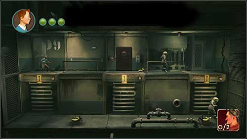 Podnieś banany i rzuć w nurka na górze - Rozdział 12 - Na tropie Allana (2) - Opis przejścia - Przygody Tintina: Gra Komputerowa - poradnik do gry