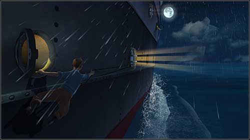 Tintin będzie miał pierwszy raz okazję użyć linkę z hakiem - Rozdział 12 - Na tropie Allana (2) - Opis przejścia - Przygody Tintina: Gra Komputerowa - poradnik do gry