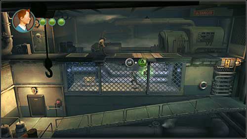 Po przerywniku po raz pierwszy natkniesz się na wroga z bronią - Rozdział 13 - Do sterówki - Opis przejścia - Przygody Tintina: Gra Komputerowa - poradnik do gry