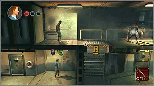 Następnie będziesz musiał złapać kolesia z kluczem - Rozdział 13 - Do sterówki - Opis przejścia - Przygody Tintina: Gra Komputerowa - poradnik do gry