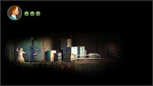 Dzięki temu Tintin razem z Baryłką trafi do podziemnych korytarzy prowadzących ostatecznie do pałacu - Rozdział 18 - Wejście do pałacu - Opis przejścia - Przygody Tintina: Gra Komputerowa - poradnik do gry