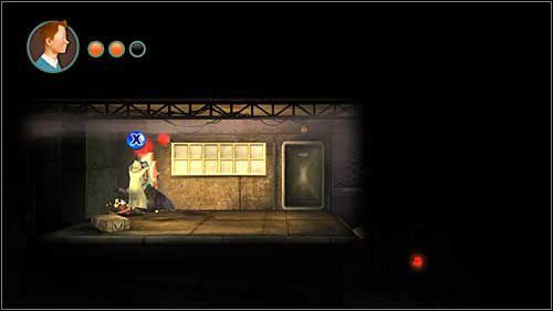 W pewnym momencie rozdzielisz się z Baryłką i będziesz przedzierał się przez ciemne korytarze w prawo, by uruchomić prąd i włączyć światło - Rozdział 19 - Pałac Omara Ben Salaada (1) - Opis przejścia - Przygody Tintina: Gra Komputerowa - poradnik do gry