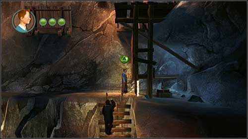 Dalej czeka Cię trudniejsze zadanie - Rozdział 24 - W podmorskich jaskiniach (2) - Opis przejścia - Przygody Tintina: Gra Komputerowa - poradnik do gry