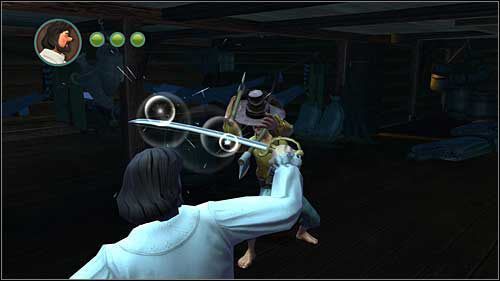 W pewnej chwili natkniesz się na zupełnie nowy rodzaj przeciwnika - Rozdziały 26 - 27 - Opis przejścia - Przygody Tintina: Gra Komputerowa - poradnik do gry