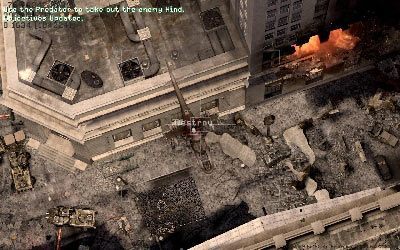 Kiedy otrzymasz komunikat o wrogim śmigłowcu szybko ukryj się w bezpiecznym miejscu i naciśnij klawisz 4, dzięki czemu otrzymasz dostęp do Predatora - I- Black Tuesday | Opis przejścia gry | Call of Duty Modern Warfare 3 - Call of Duty: Modern Warfare 3 - opis przejścia i operacje specjalne - poradnik do gry