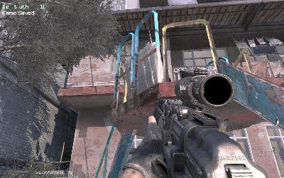 Kiedy robot zostanie zniszczony wyjdź z garażu i skieruj się do zjeżdżalni z lewej - I- Persona Non Grata | Opis przejścia gry | Call of Duty Modern Warfare 3 - Call of Duty: Modern Warfare 3 - opis przejścia i operacje specjalne - poradnik do gry