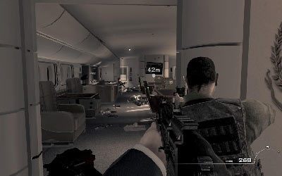 Wróć do poprzedniej sali i zacznij przedzierać się przez kolejne zastępy przeciwników - I- Turbulence | Opis przejścia gry | Call of Duty Modern Warfare 3 - Call of Duty: Modern Warfare 3 - opis przejścia i operacje specjalne - poradnik do gry