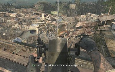 Po ostrzale artyleryjskim dołącz do kompanów i zacznij przedzierać się dalej, eliminując kolejnych oponentów - I- Back on the Grid | Opis przejścia gry | Call of Duty Modern Warfare 3 - Call of Duty: Modern Warfare 3 - opis przejścia i operacje specjalne - poradnik do gry