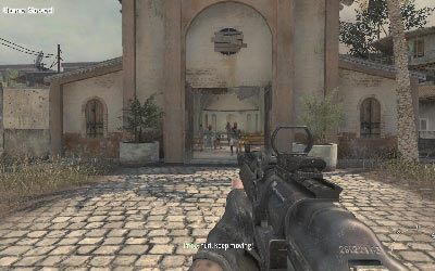 W pewnej chwili dotrzesz na plac przed kościołem - I- Back on the Grid | Opis przejścia gry | Call of Duty Modern Warfare 3 - Call of Duty: Modern Warfare 3 - opis przejścia i operacje specjalne - poradnik do gry